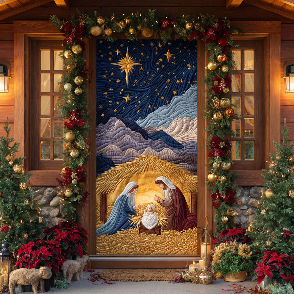 Guiding Star Quilted Door Cover VTQ-Myprintsy