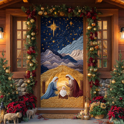 Guiding Star Quilted Door Cover VTQ-Myprintsy