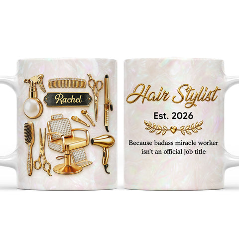 Hair Stylish - Personalized 3D Mug-Myprintsy
