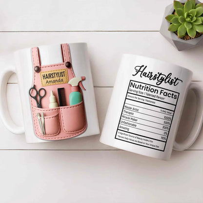 Hairstylist - Personalized Coffee Mug - Gift For Hair Stylists-Myprintsy