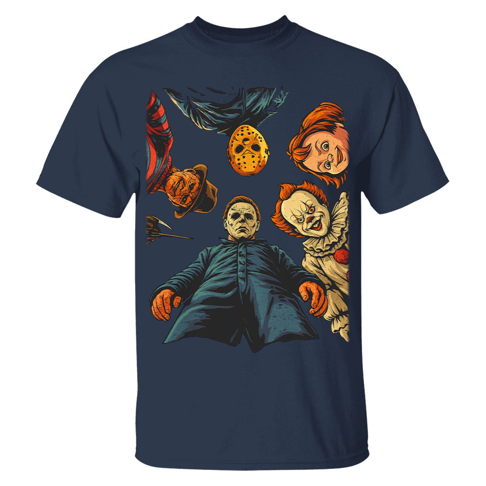Halloween Characters - Horror Movie Shirt-Myprintsy