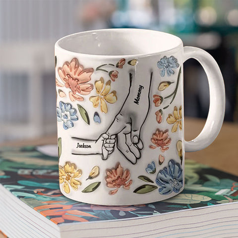Hand In Hand, I Will Always Protect You - Personalized 3D Mug-Myprintsy