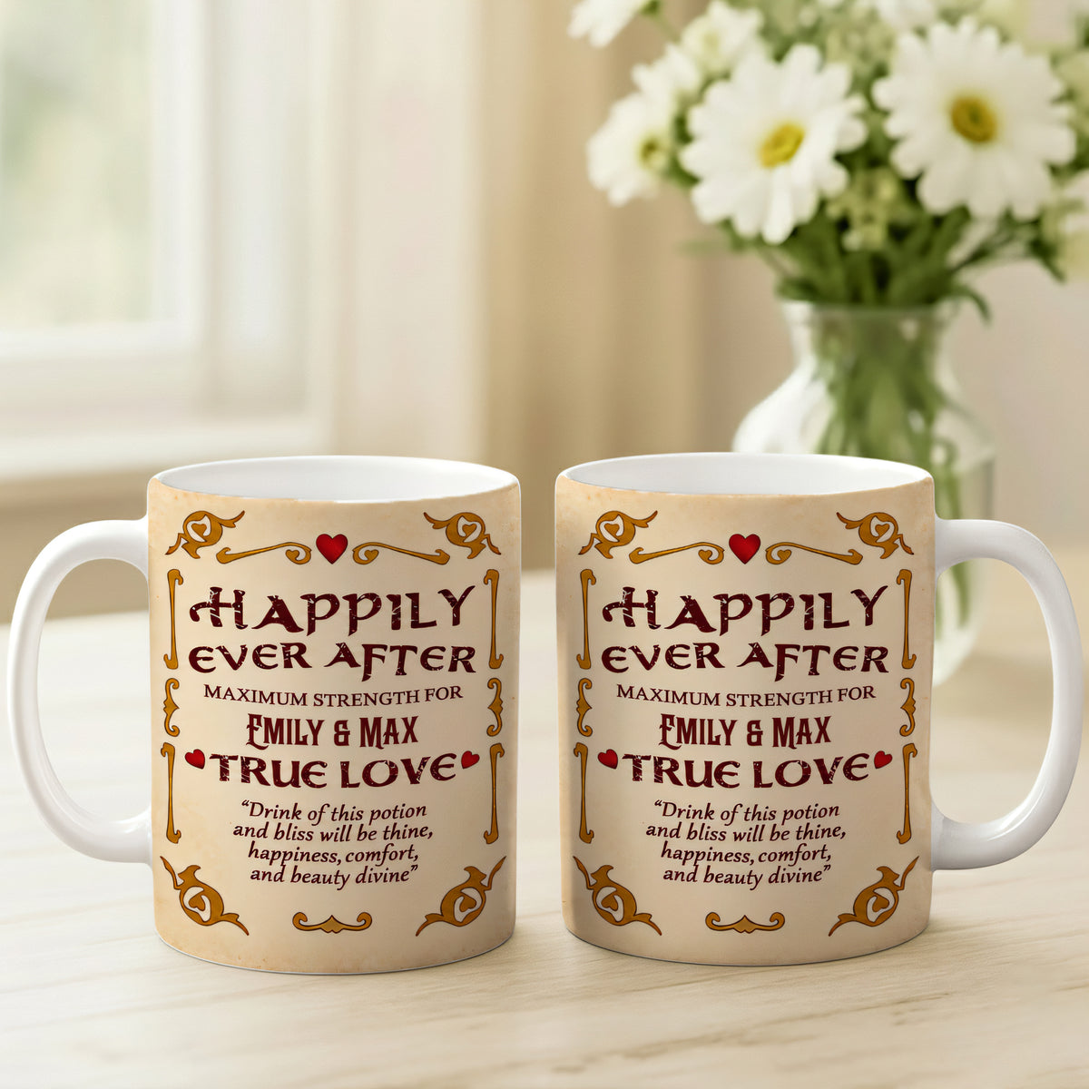 Happily Ever After Maximum Strength For True Love Mug - Personalized Coffee Mug-Myprintsy