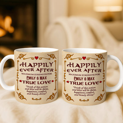 Happily Ever After Maximum Strength For True Love Mug - Personalized Coffee Mug-Myprintsy