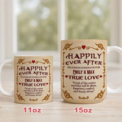 Happily Ever After Maximum Strength For True Love Mug - Personalized Coffee Mug-Myprintsy