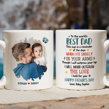 Happy Father's Day Custom Mug - Personalized Coffee Mug - Father's Day Gift-Myprintsy