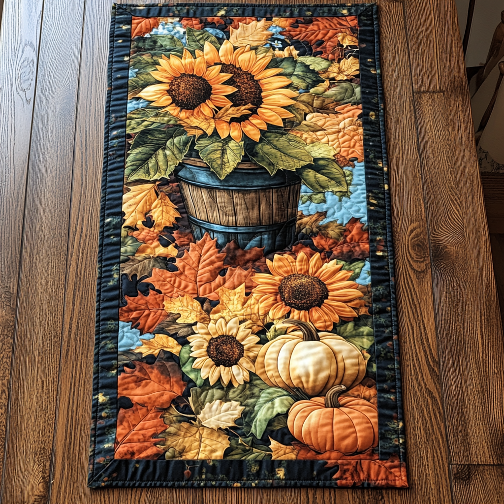 Harvest Moment Quilted Table Runner VTQ-Myprintsy