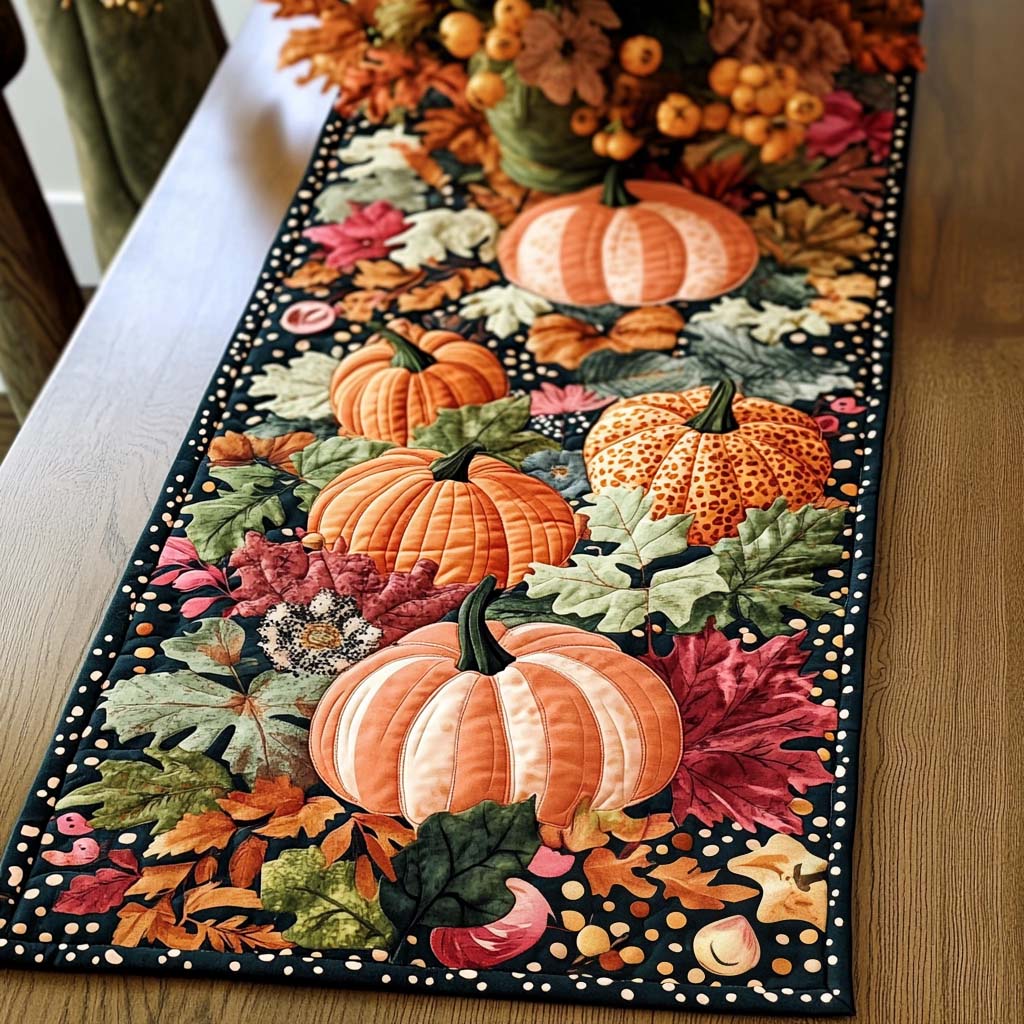 Harvest Stripes Quilted Table Runner VTQ-Myprintsy