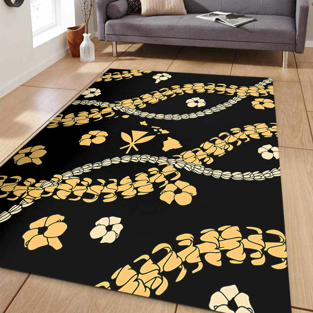 Hawaii Area Rug Curve Floral Lei-Myprintsy