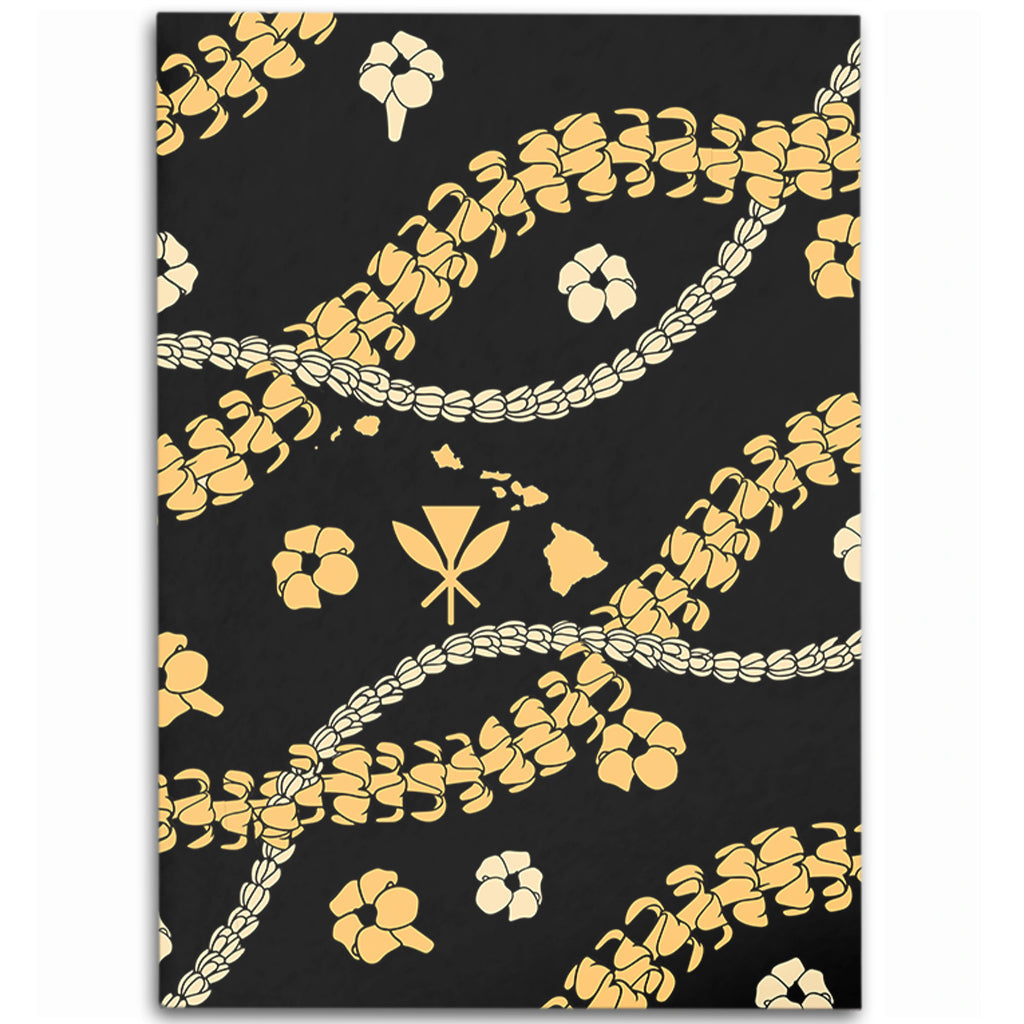 Hawaii Area Rug Curve Floral Lei-Myprintsy