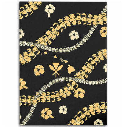 Hawaii Area Rug Curve Floral Lei-Myprintsy