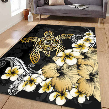 Hawaii Area Rug Hawaii Turtle Gold Tropical-Myprintsy