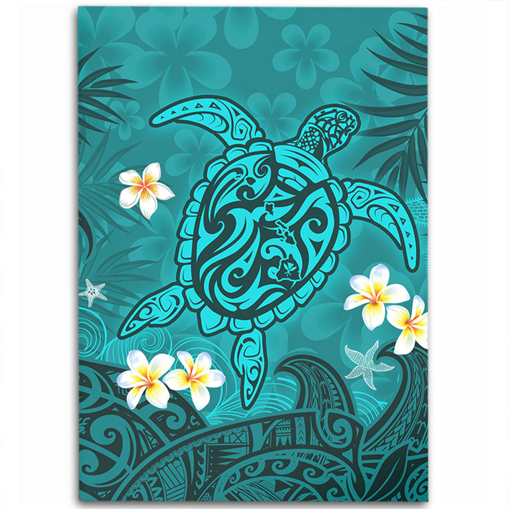 Hawaii Area Rug Hawaiian Sea Turtle & Floral Dreams-Myprintsy