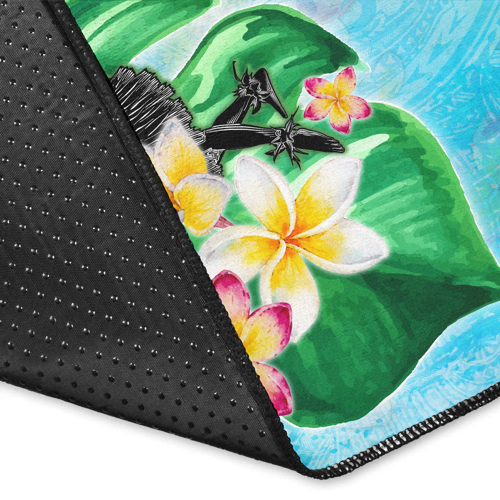 Hawaii Area Rug Hula Girls With Tropical Flowers Polynesian Style-Myprintsy