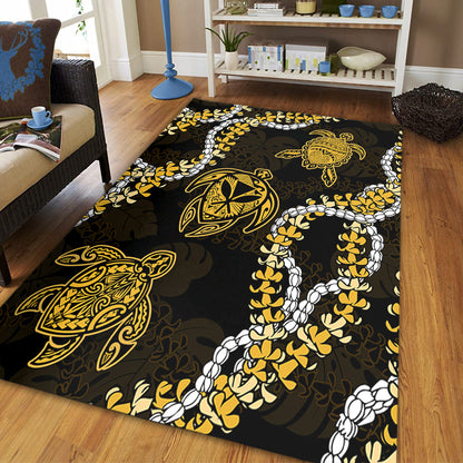Hawaii Area Rug Kanaka Maoli Floral Puakenikeni Lei-Myprintsy