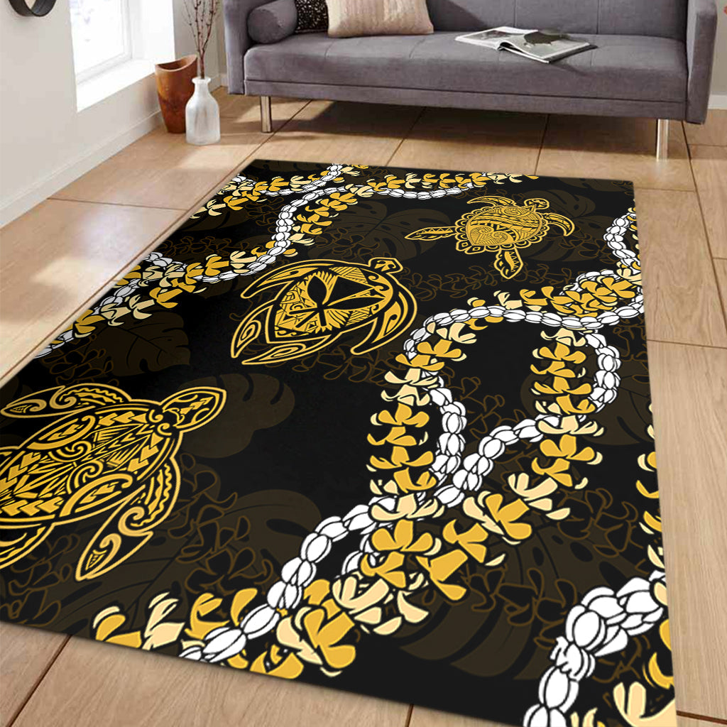 Hawaii Area Rug Kanaka Maoli Floral Puakenikeni Lei-Myprintsy