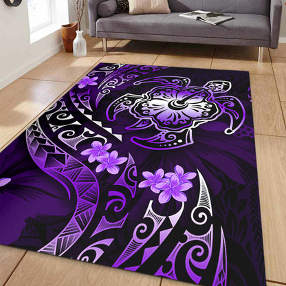 Hawaii Area Rug Kanaka Maoli Map With Turtle Tribal Polynesia Tattoo Luxury Design-Myprintsy
