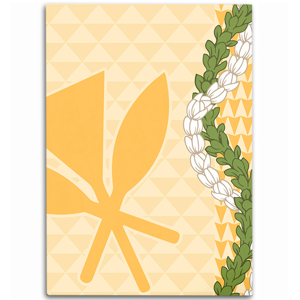 Hawaii Area Rug Kanaka Maoli Puakenikeni Maile Flower Lei-Myprintsy