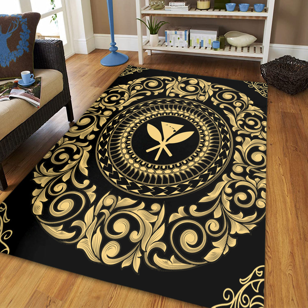 Hawaii Area Rug Kanaka Maoli Royal Vintage Style-Myprintsy
