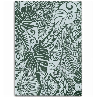 Hawaii Area Rug Tribal Pattern Leaf-Myprintsy