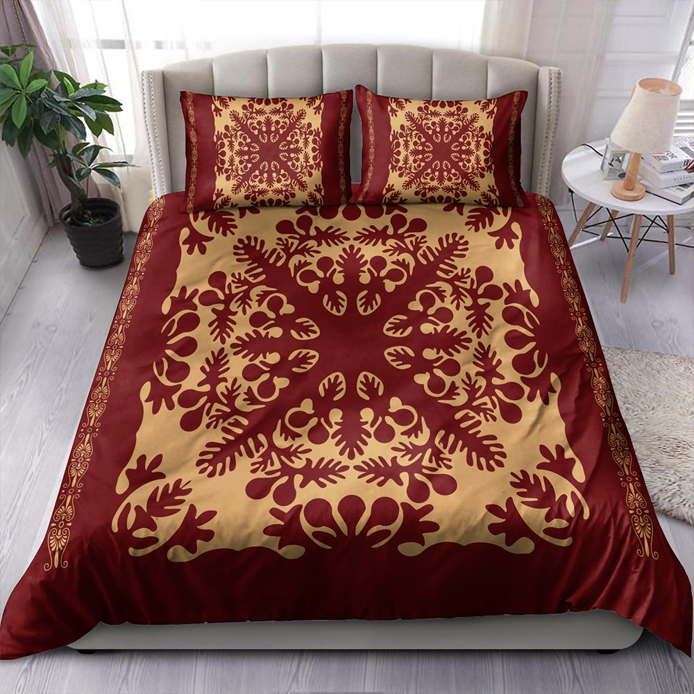 Hawaii Bedding Set Quilt Vintage
