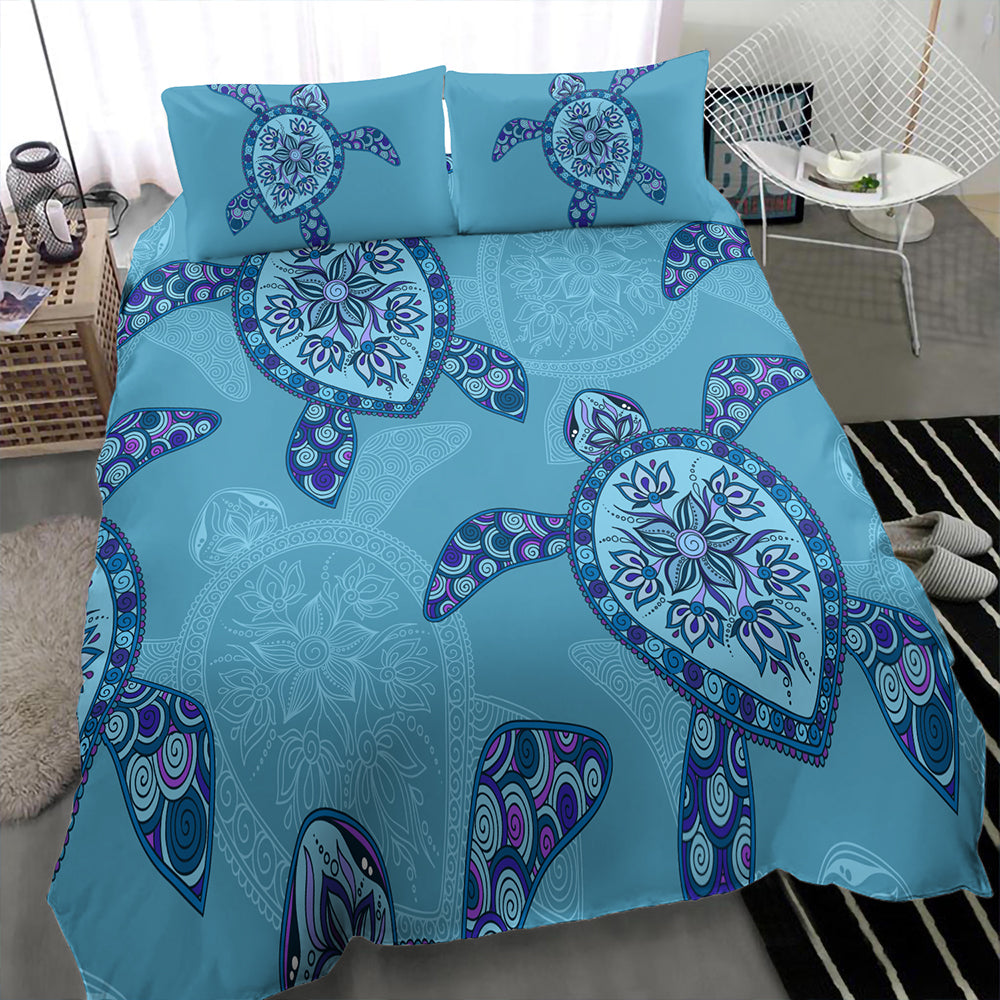 Hawaii Bedding Set Turtle Plumeria-Myprintsy