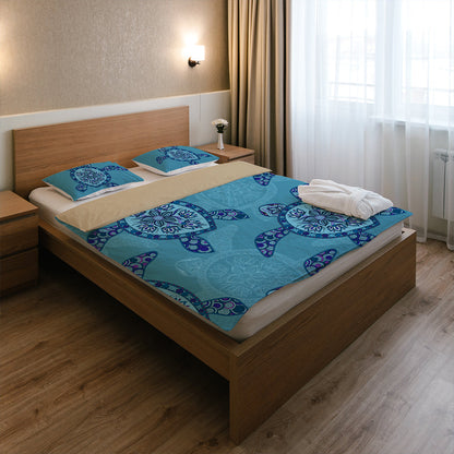 Hawaii Bedding Set Turtle Plumeria-Myprintsy