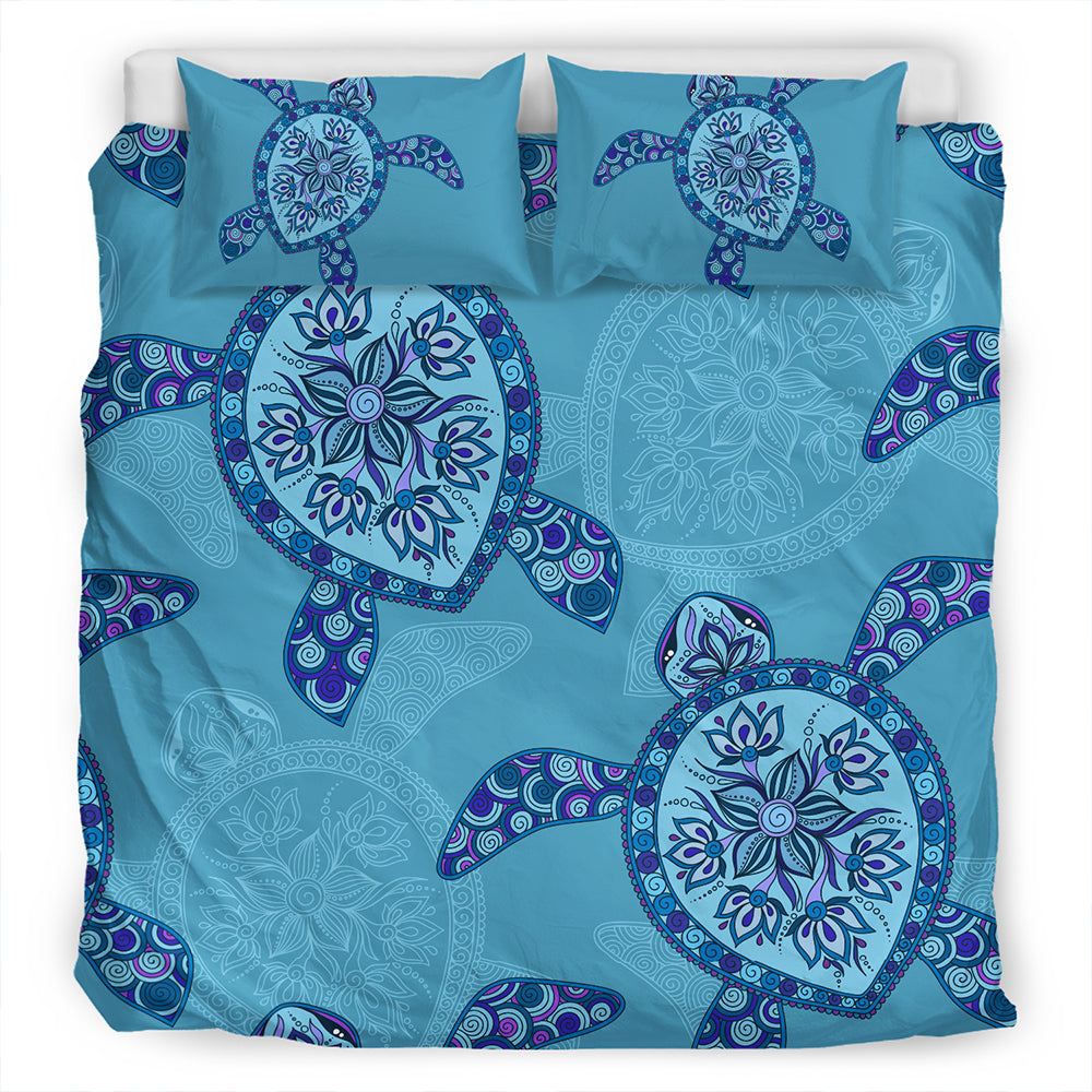 Hawaii Bedding Set Turtle Plumeria-Myprintsy