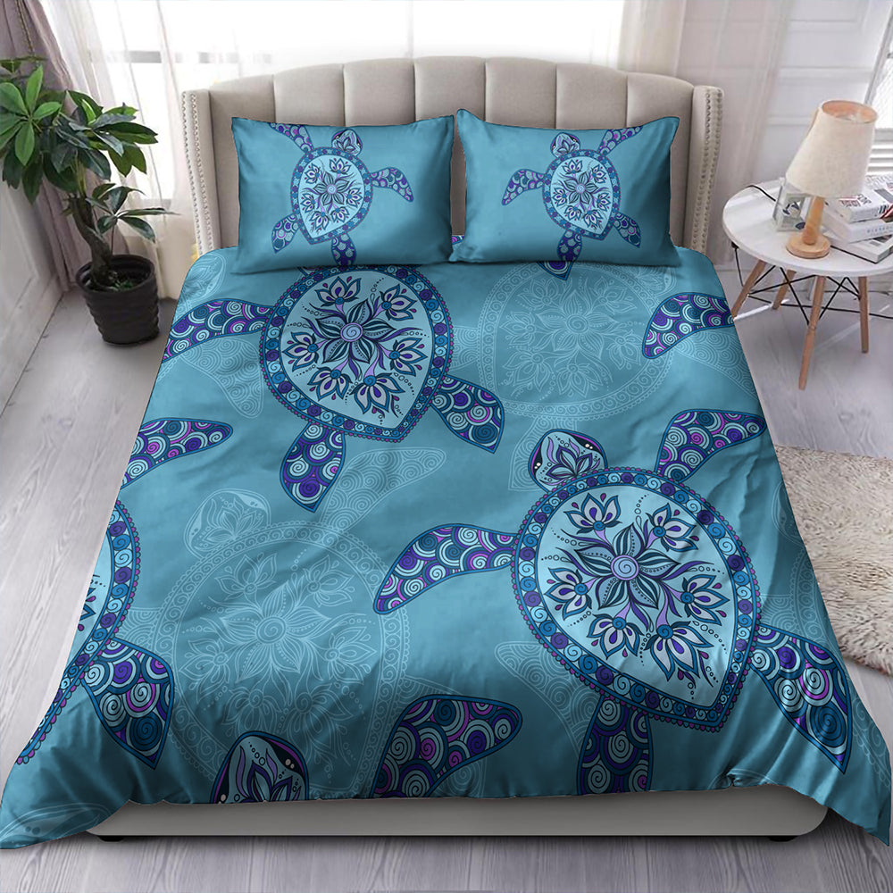 Hawaii Bedding Set Turtle Plumeria-Myprintsy