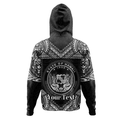 Hawaii Custom Personalised Hoodie Turtle Polynesian Pattern-Myprintsy