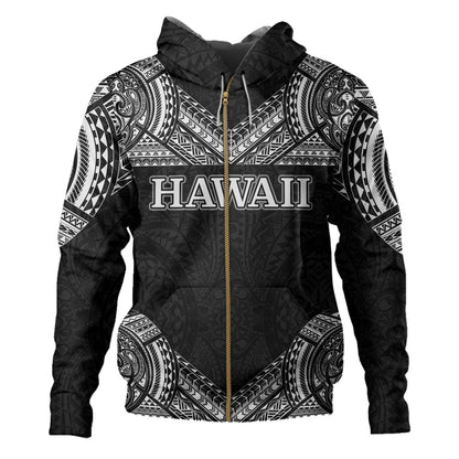 Hawaii Custom Personalised Hoodie Turtle Polynesian Pattern-Myprintsy