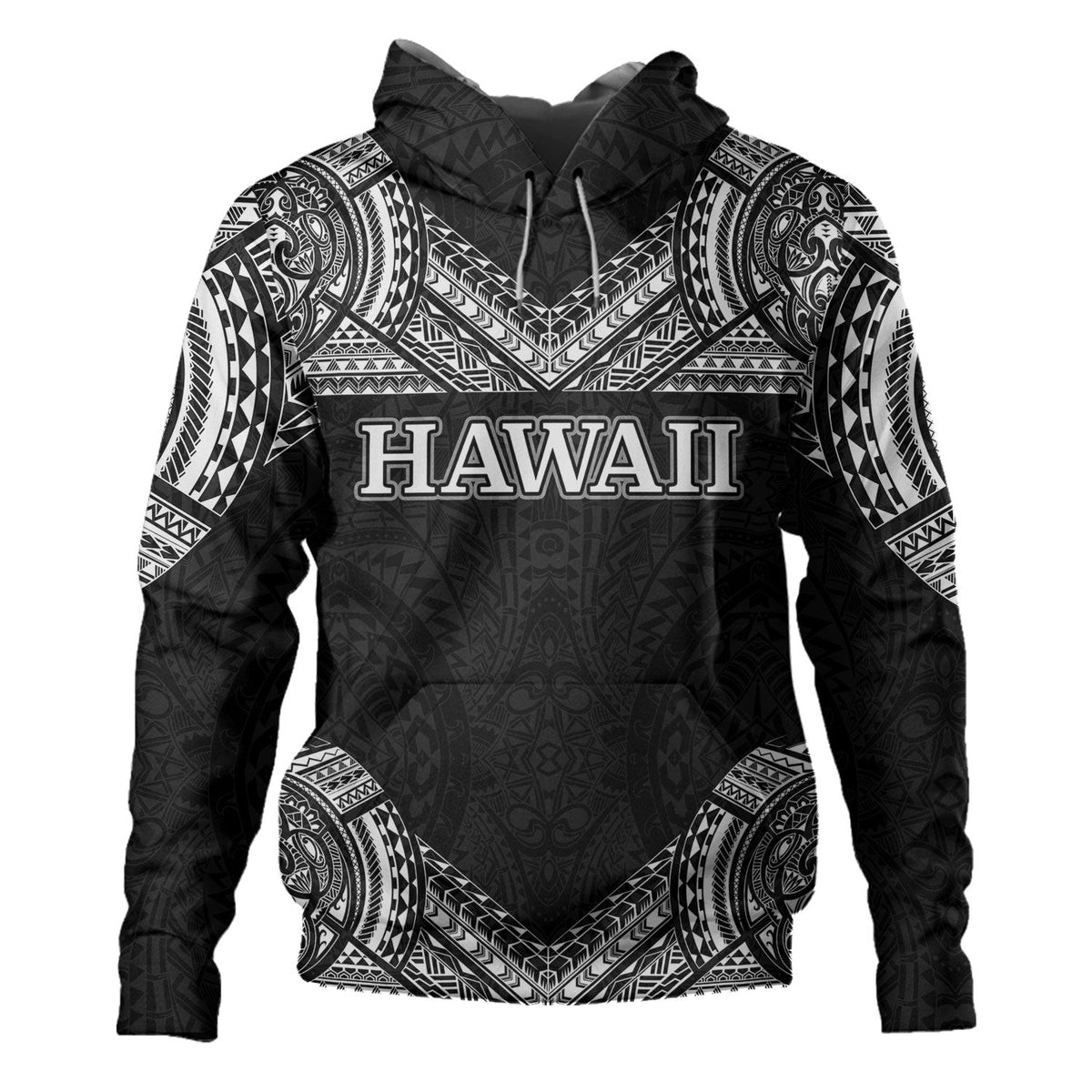 Hawaii Custom Personalised Hoodie Turtle Polynesian Pattern-Myprintsy