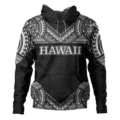 Hawaii Custom Personalised Hoodie Turtle Polynesian Pattern-Myprintsy