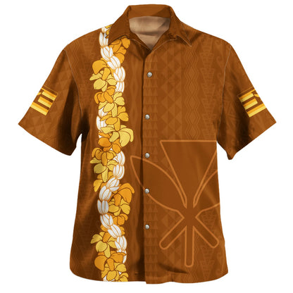 Hawaii Hawaiian Shirt Flower Lei Kanaka Maoli Polynesia Island Style-Myprintsy