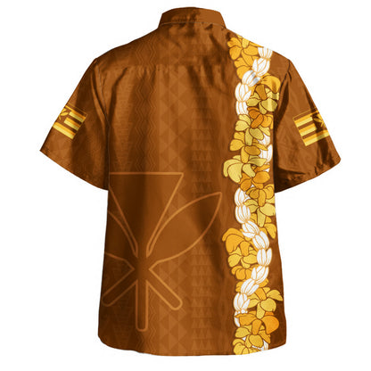 Hawaii Hawaiian Shirt Flower Lei Kanaka Maoli Polynesia Island Style-Myprintsy