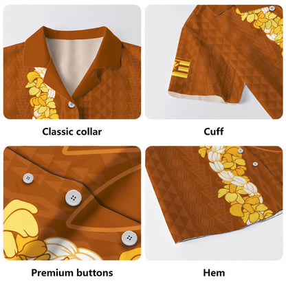 Hawaii Hawaiian Shirt Flower Lei Kanaka Maoli Polynesia Island Style-Myprintsy