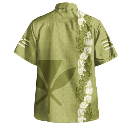 Hawaii Hawaiian Shirt Flower Lei Kanaka Maoli Polynesia Island Style-Myprintsy