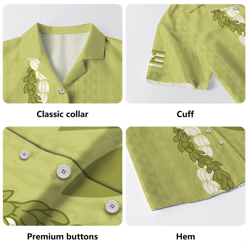 Hawaii Hawaiian Shirt Flower Lei Kanaka Maoli Polynesia Island Style-Myprintsy