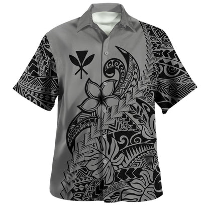 Hawaii Hawaiian Shirt Kanaka Maoli Tribal Plumeria Beautiful