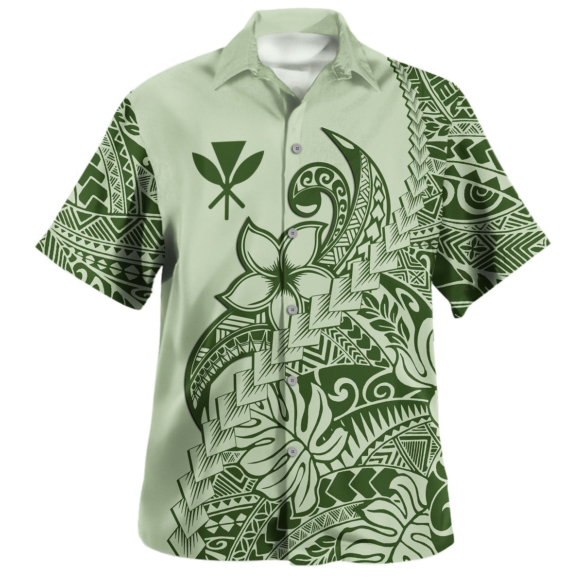 Hawaii Hawaiian Shirt Kanaka Maoli Tribal Plumeria Beautiful