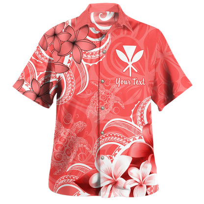 Hawaii Hawaiian Shirt Kanaka Maoli Turtle Plumeria Tribal Style-Myprintsy