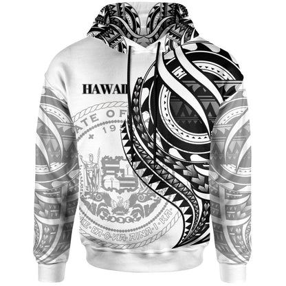 Hawaii Hoodie - Black Polynesian Patterns Best Hawaii Ever-Myprintsy