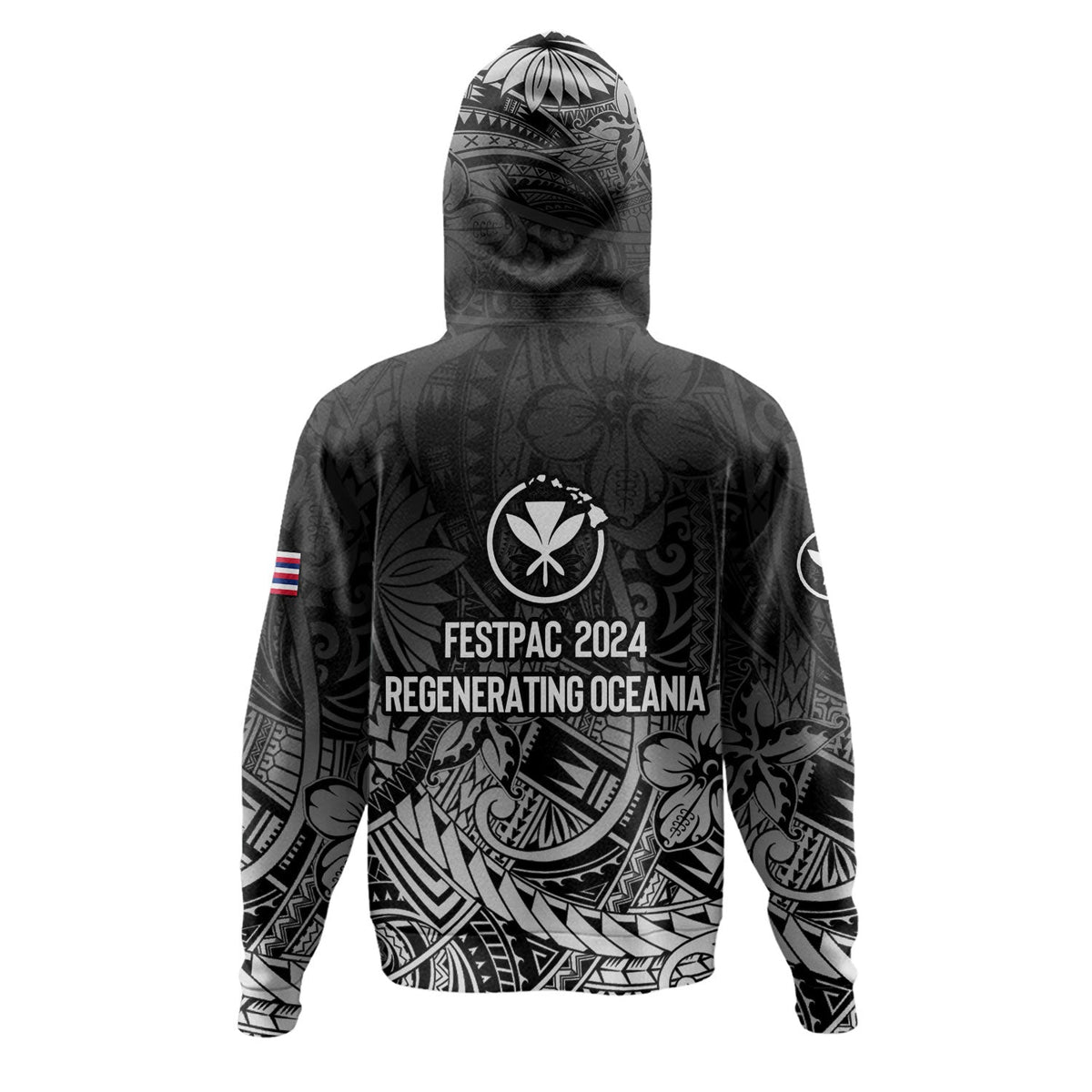 Hawaii Hoodie FestPAC 2024 Polynesian Pattern Design-Myprintsy