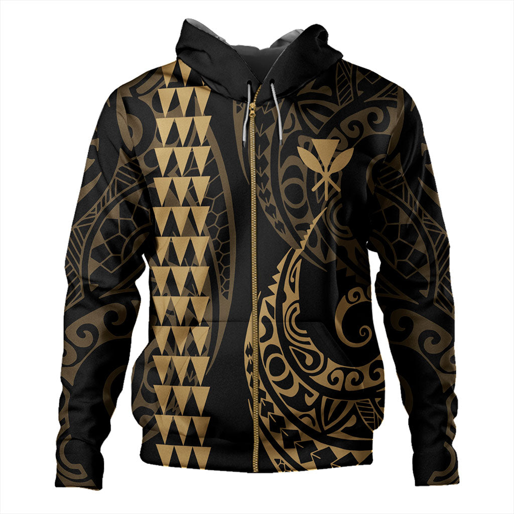 Hawaii Hoodie Kanaka Kakau Style Ver.1-Myprintsy