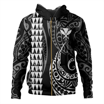 Hawaii Hoodie Kanaka Kakau Style Ver.1-Myprintsy