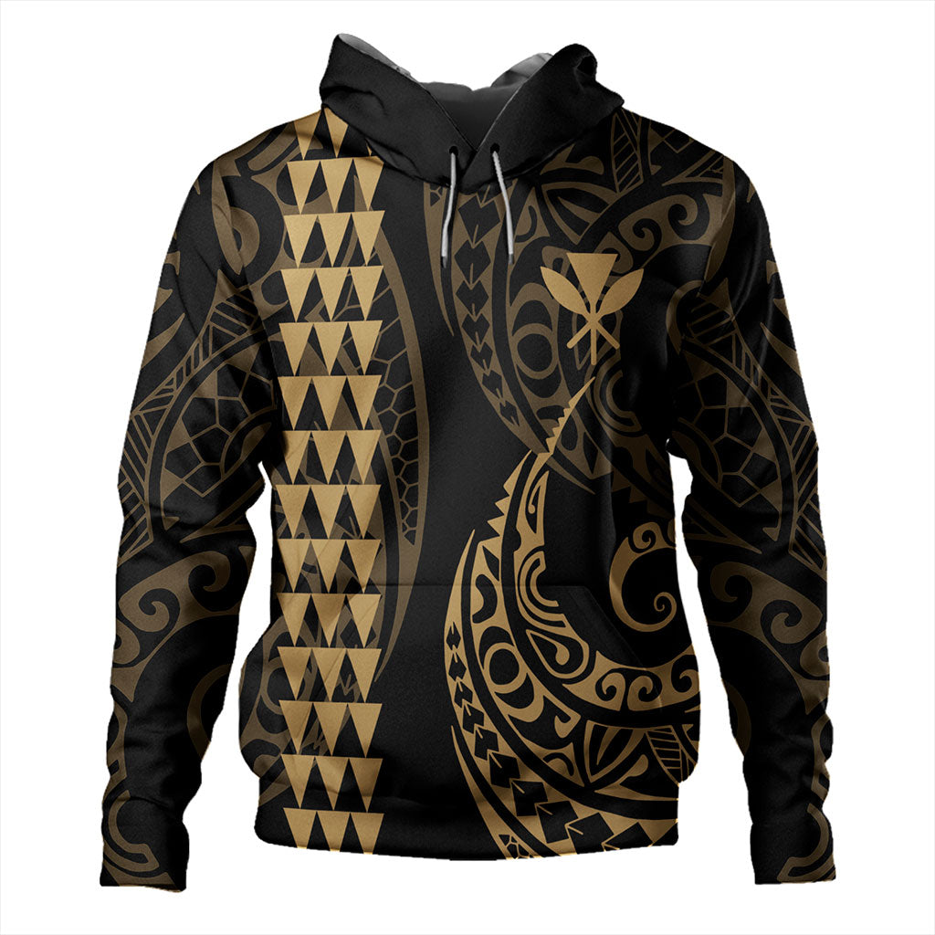 Hawaii Hoodie Kanaka Kakau Style Ver.1-Myprintsy
