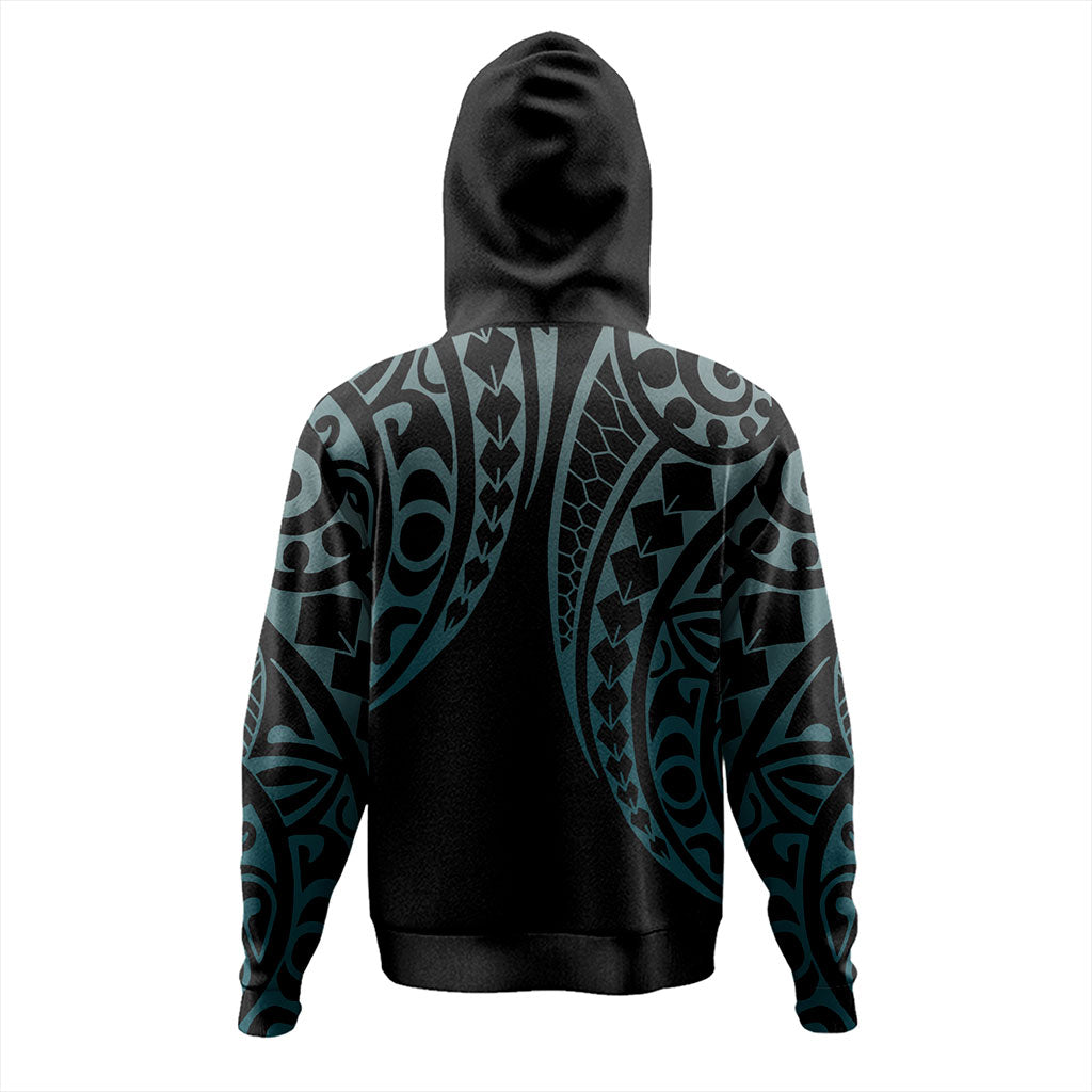 Hawaii Hoodie Map Kakau Style-Myprintsy