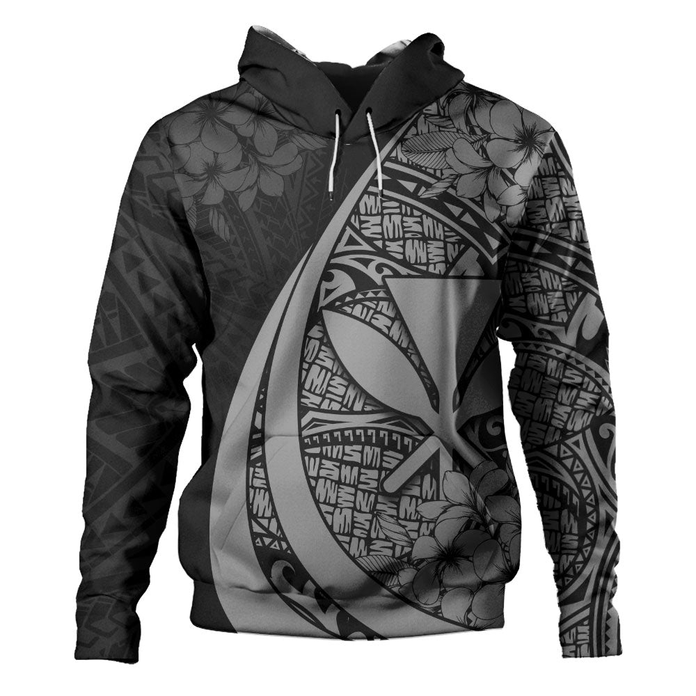 Hawaii Hoodie National Plumeria Flower Symbols Style-Myprintsy