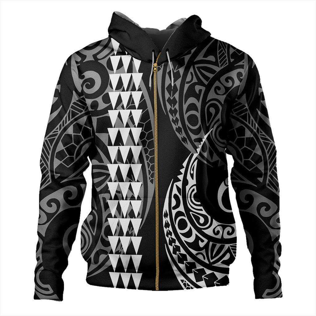 Hawaii Hoodie Polynesia Kakau Style-Myprintsy