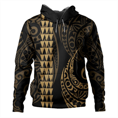 Hawaii Hoodie Polynesia Kakau Style-Myprintsy
